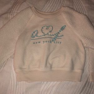 Girls 3/4 Abercrombie Crewneck Sweatshirt